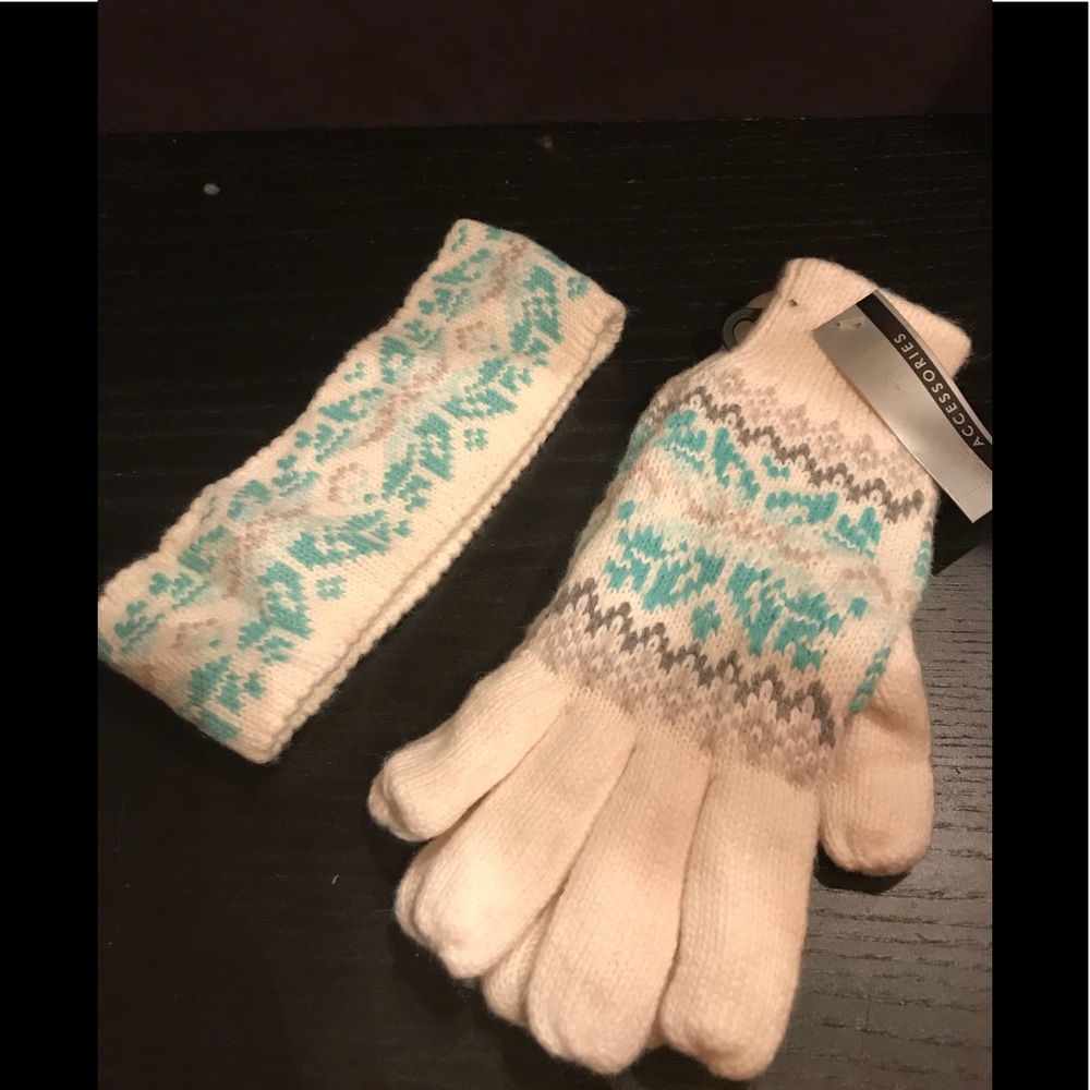 Headband and glove set